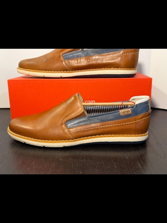 Pikolinos Jucar M4E-3107C1 Loafers Shoes Brandy Leather Mens EU 44/US 10-10.5 main image 11